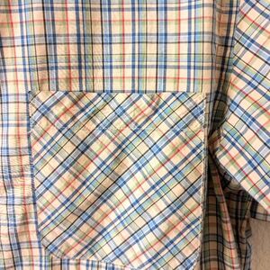 Pendleton Trent Shirt Fitted Cream Blend Cotton Button Shirt Mens Size M